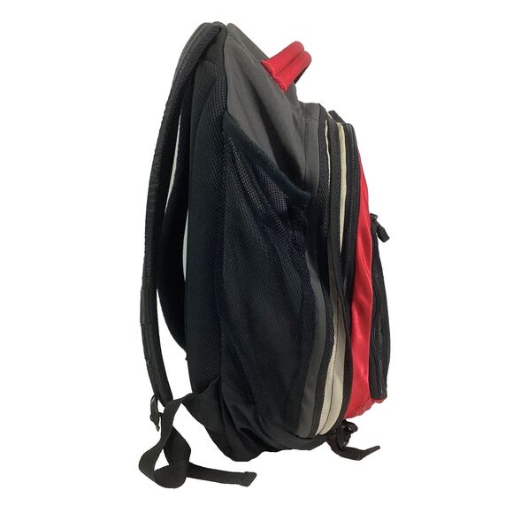 Samsonite Backpack - Gray/Red/Black - Padded Sleeve - Multi-Compartment - Picture 2 of 12